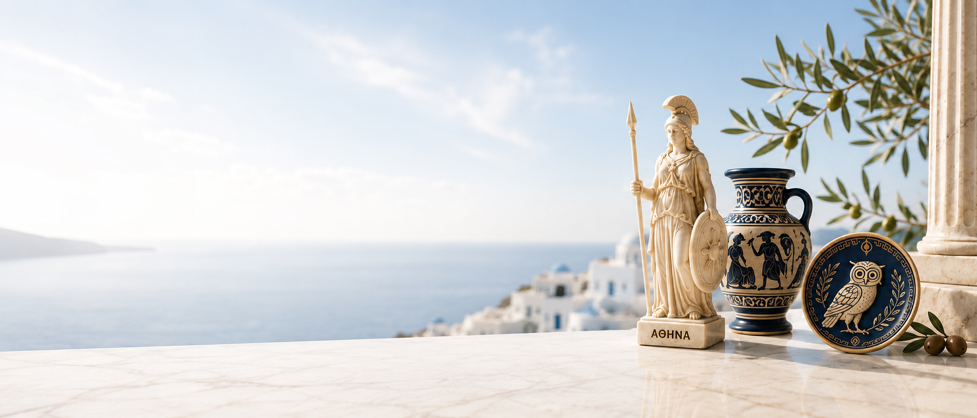 Ελληνικά σουβενίρ εμπνευσμένα από την αρχαία Ελλάδα.